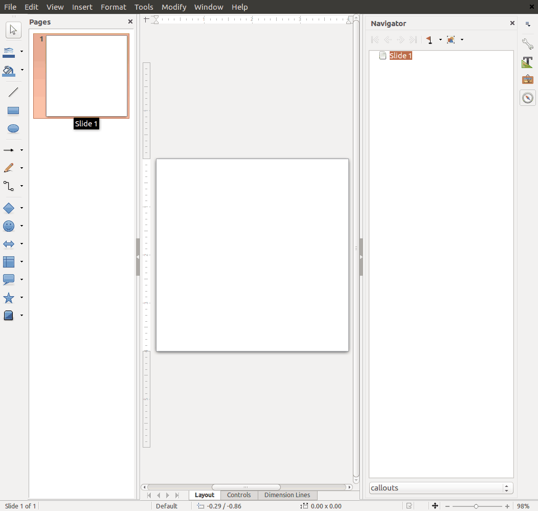 Creating screenshots using LibreOffice Draw