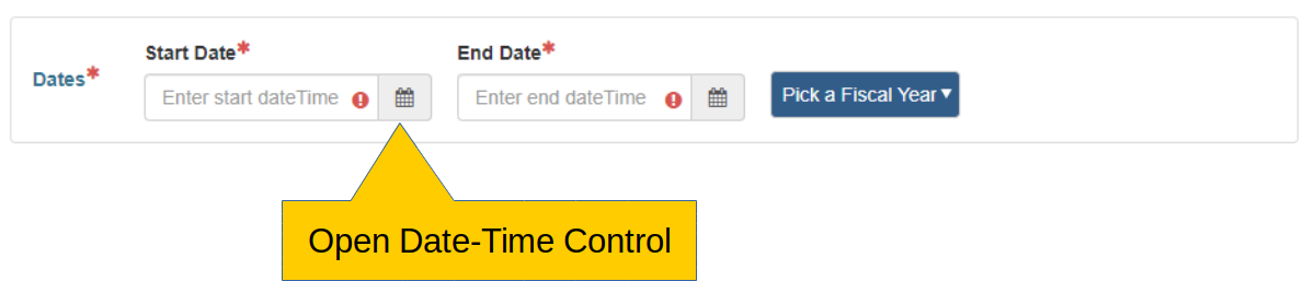 DateTime Control Closed